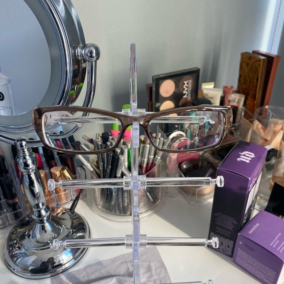 Pinkish Brown Prescription Gucci Glasses + Case - Picture 9 of 10